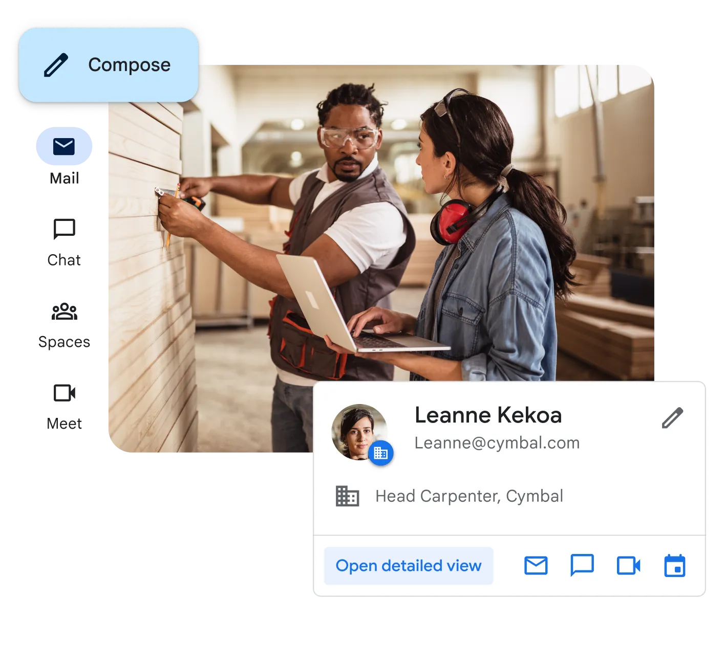 Gmail Google Workspace интеграциясы
