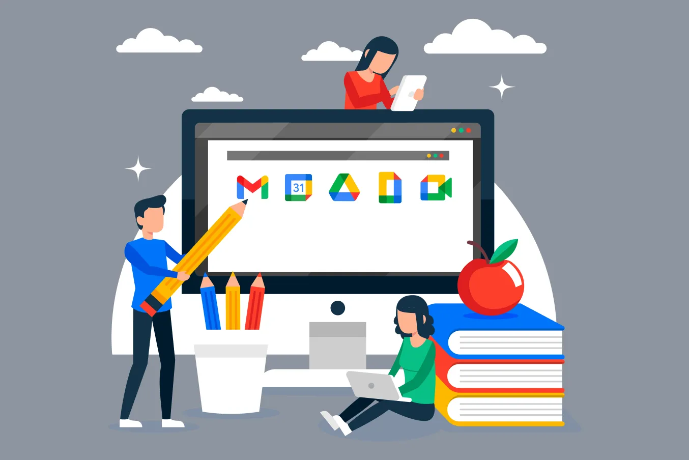 Білім беруге арналған Google Workspace бақылау тақтасы
